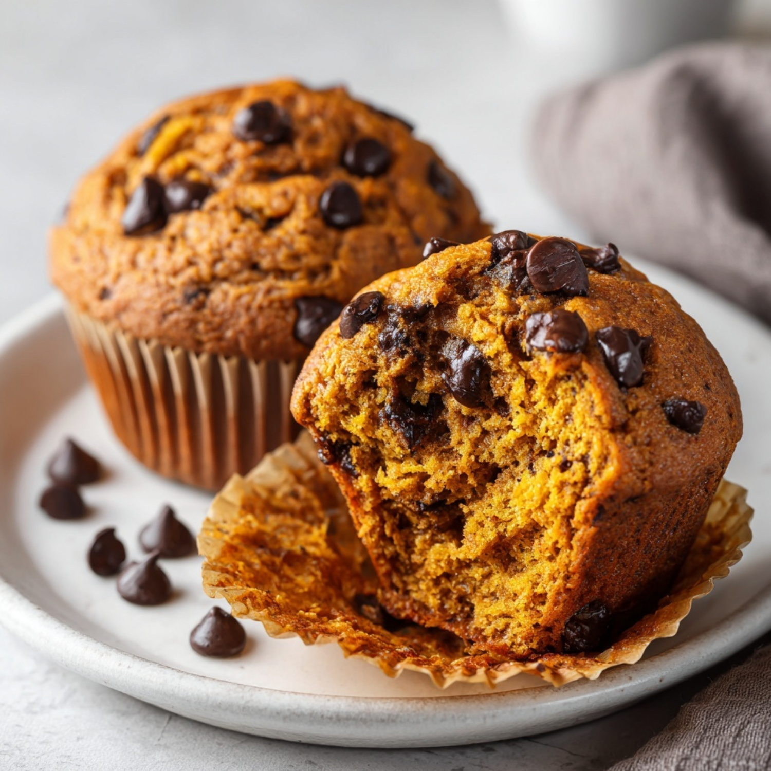 Gluten-Free Pumpkin Chocolate Chip Muffins – Easy & Delicious Homemade Recipe